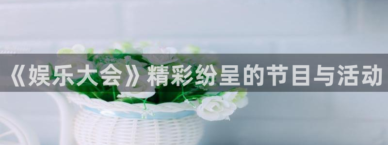 天狮娱乐：《娱乐大会》精彩纷呈的节目与活动